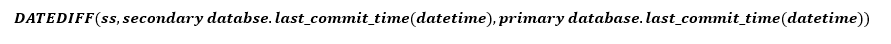 Screenshot of Formula to calculate RTO.