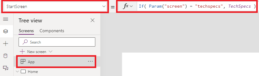 Param Beispiel für die Navigation.