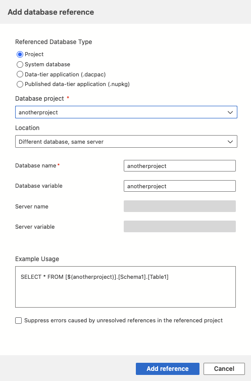 Screenshot des Dialogfelds 