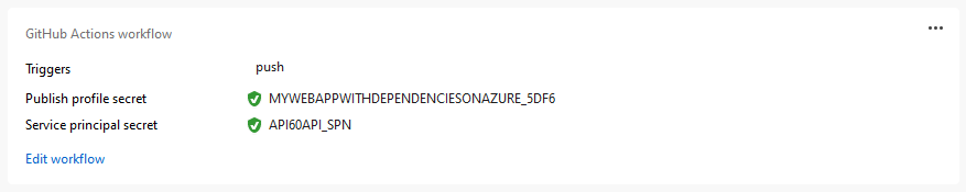 zwei GitHub-Geheimschlüssel