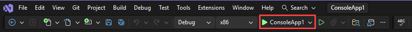 Screenshot mit der Schaltfläche 