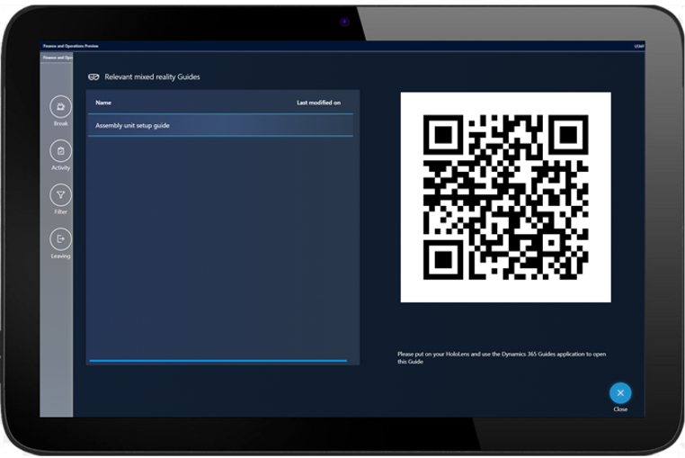 QR code used to open a guide from Supply Chain Management QR code used to open a guide from Supply Chain Management.