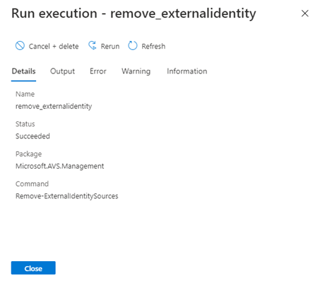 Screenshot che mostra un esempio di esecuzione di un processo.