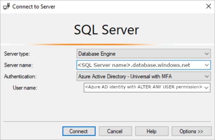 Connettersi a SQL Server