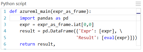 Espressione di Pandas Python