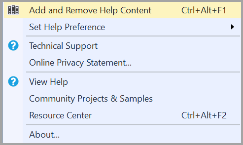 Aggiungi Rimuovi Contenuto HelpViewer