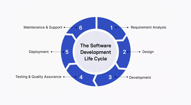 Il ciclo di vita dello sviluppo software.