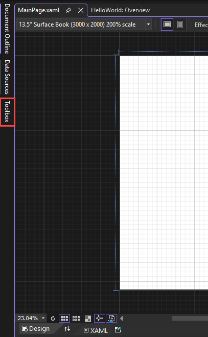 Screenshot che mostra la scheda della finestra a comparsa 
