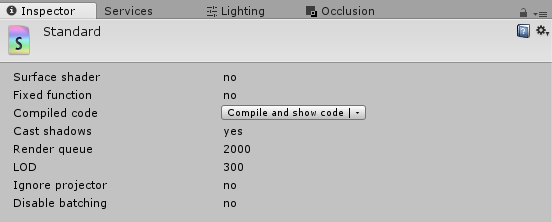 Compilare codice shader in Unity